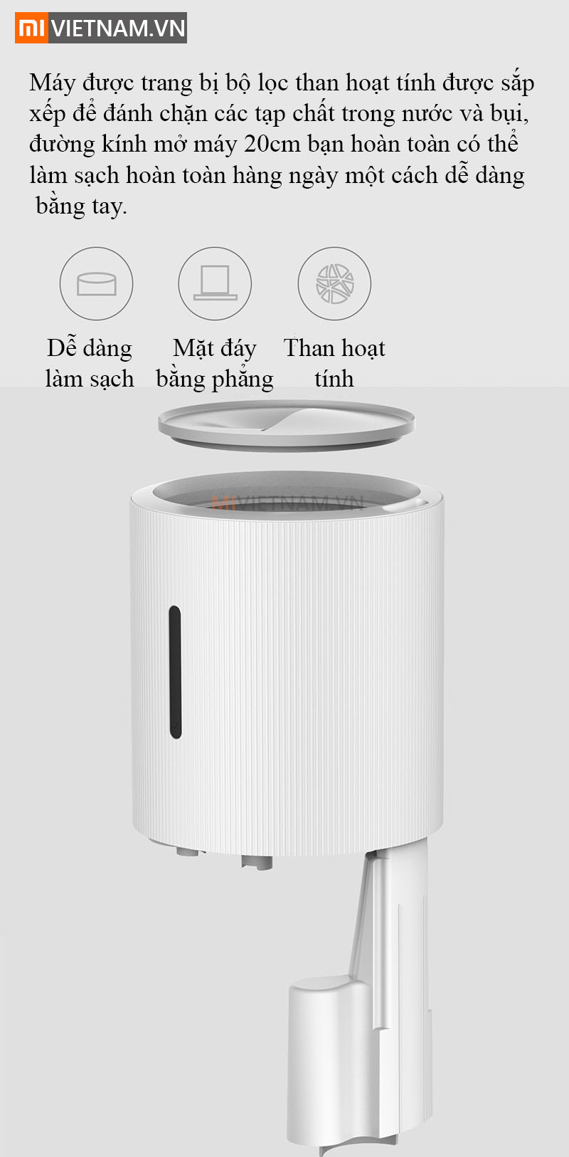 Máy tạo độ ẩm Deerma DEM-SJS600 8 MIVIETNAM-MAY-TAO-DO-TAM-XIAOMI-DEERMA-SJS600