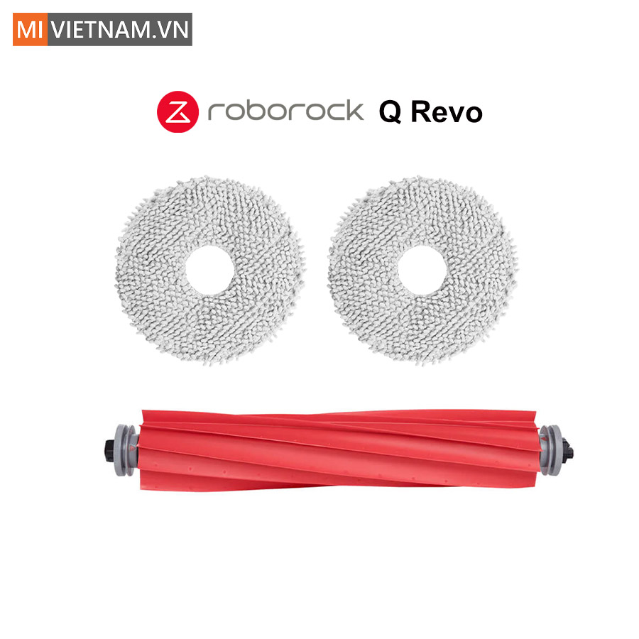 Phụ Kiện Chổi Ch&iacute;nh v&agrave; Khăn Lau Cho Robot Roborock Q Revo