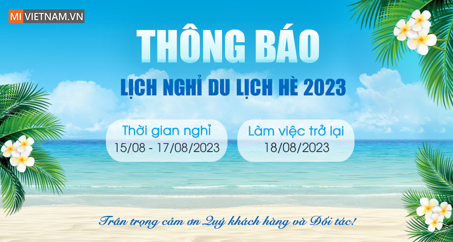 TH&Ocirc;NG B&Aacute;O LỊCH NGHỈ DU LỊCH C&Ocirc;NG TY 2023