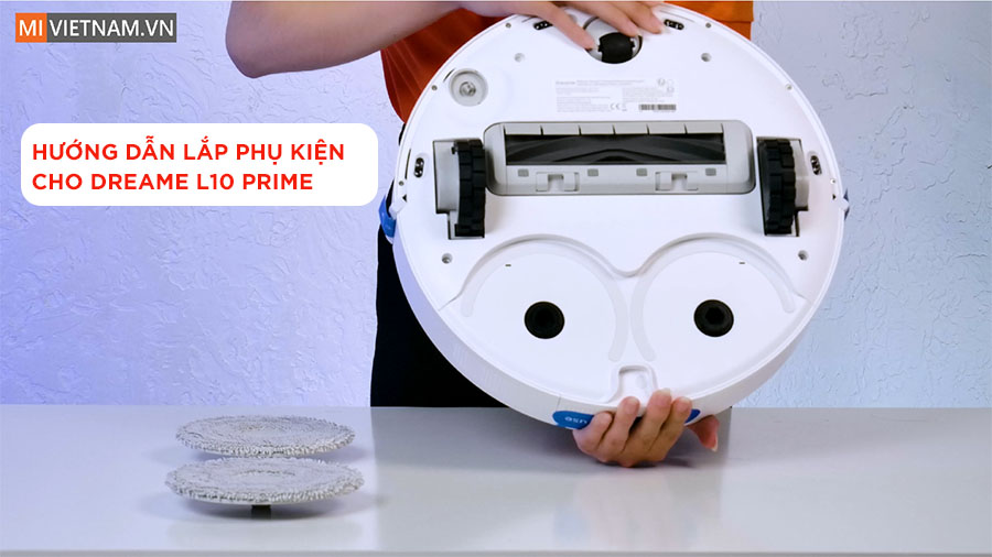 Hướng dẫn sử dụng robot hút bụi lau nhà Dreame L10 Prime 2 Hướng dẫn lắp phụ kiện cho robot Dreame L10 Prime