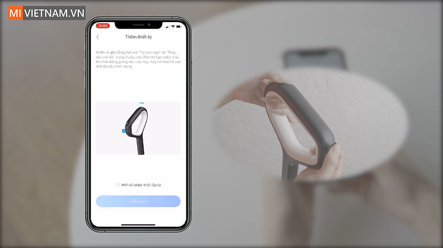 Kết nối app Roborock