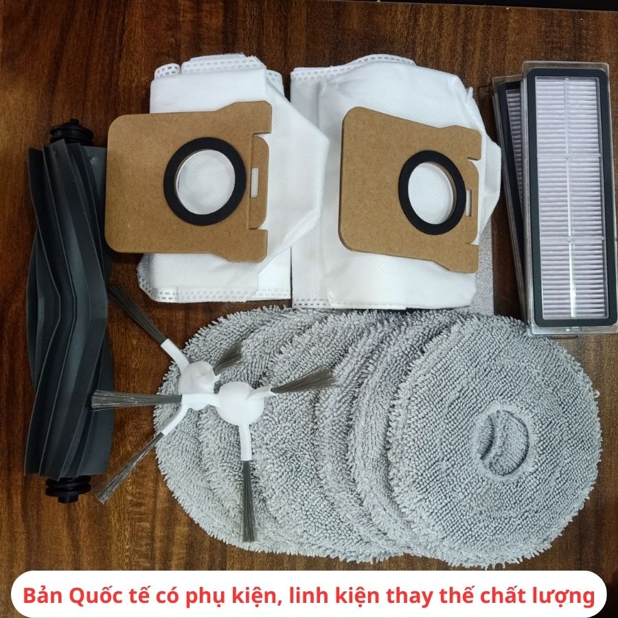 Bí quyết phân biệt robot hút bụi Dreame bản nội địa và bản quốc tế 3 Phụ kiện thay thế cho robot hút bụi Dreame bản quốc tế