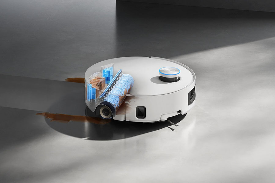 C&ocirc;ng nghệ con lăn lau s&agrave;n tr&ecirc;n Dreame Aqua10 Ultra Roller