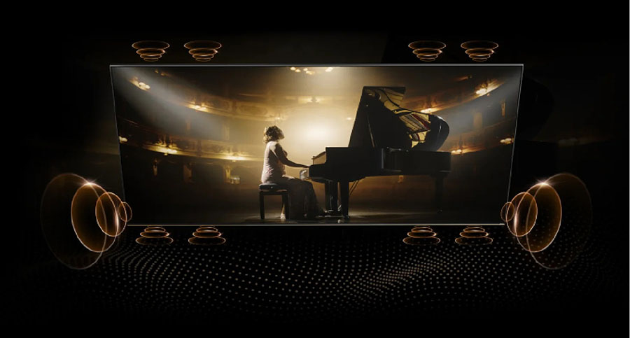 Hệ thống &acirc;m thanh: T&iacute;ch hợp Soundbar chuẩn Dolby Atmos