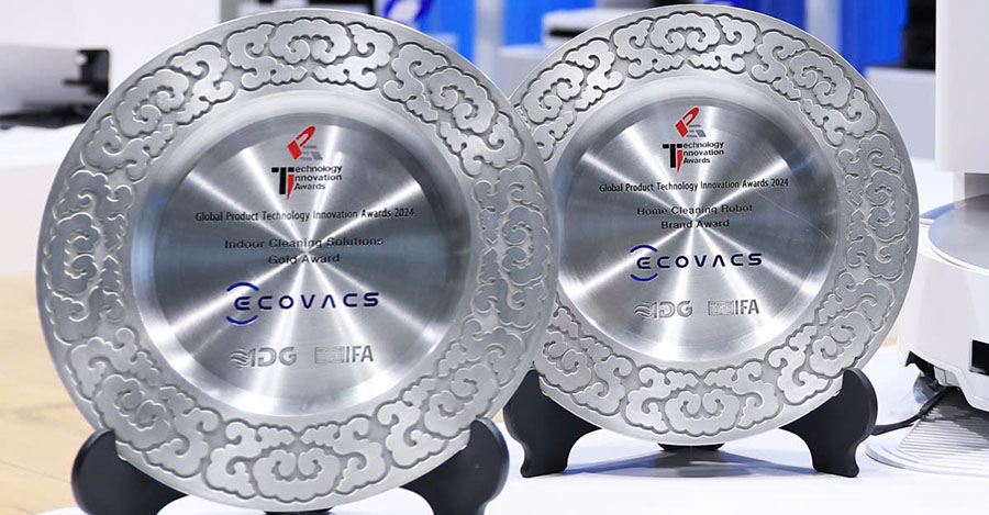 Ecovacs vinh dự được nhận hai giải thưởng danh gi&aacute;