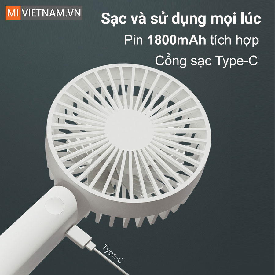 quạt t&iacute;ch điện cầm tay Qualitell ZS6001