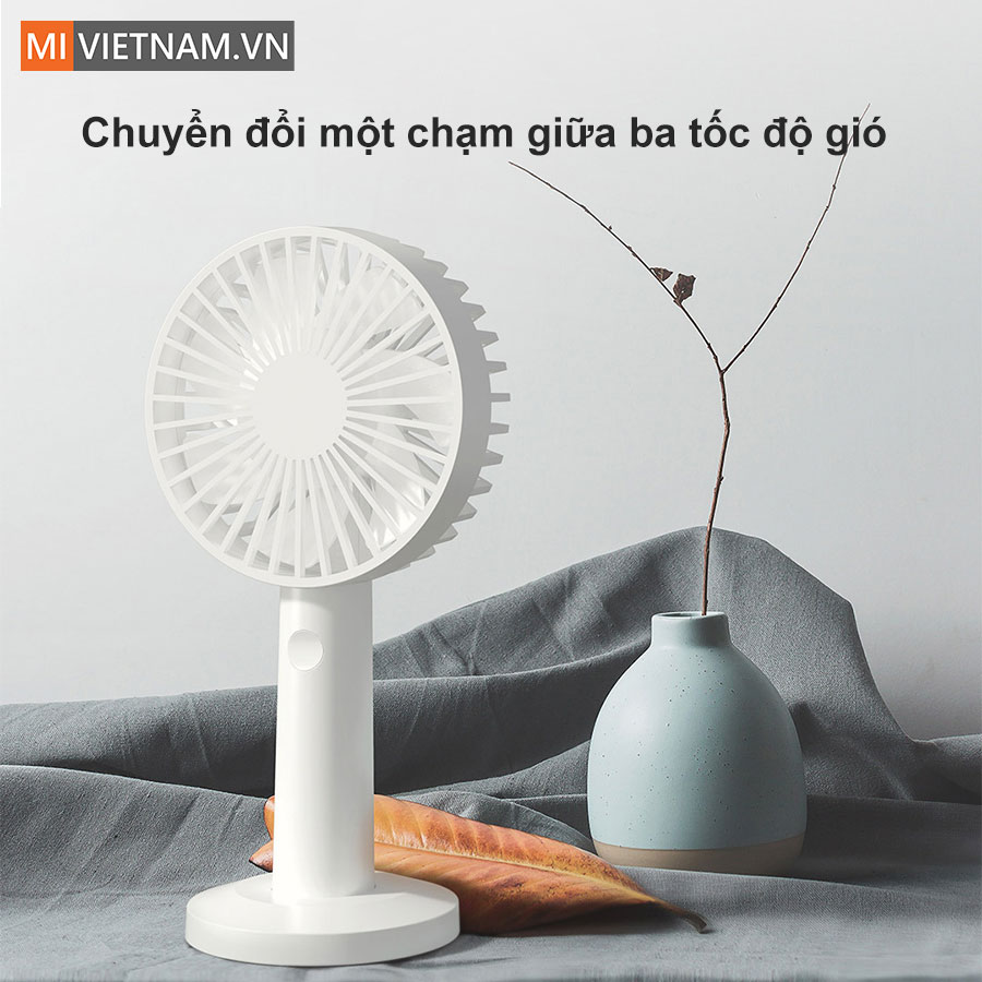 Quạt Cầm Tay Mini Qualitell ZS6001-Y1 5 quạt tích điện cầm tay Qualitell ZS6001