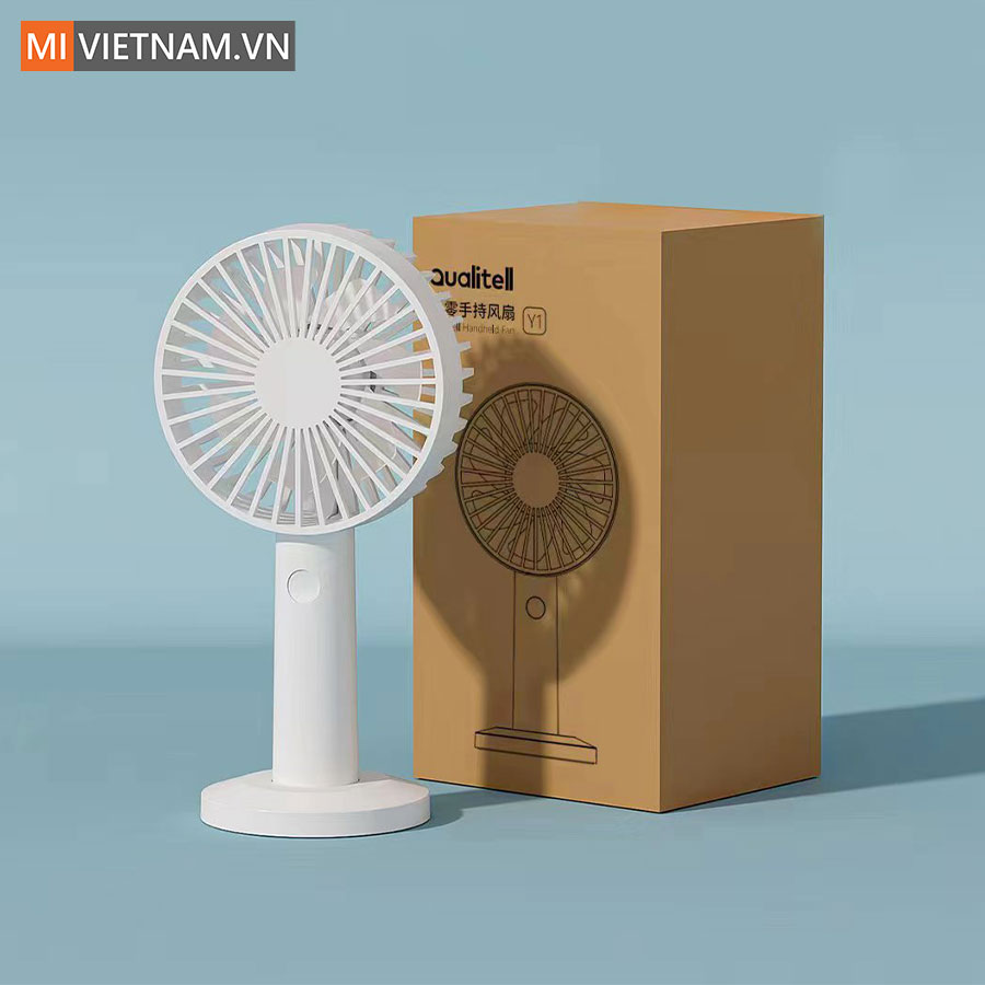 Quạt Cầm Tay Mini Qualitell ZS6001-Y1 9 quạt tích điện cầm tay Qualitell ZS6001