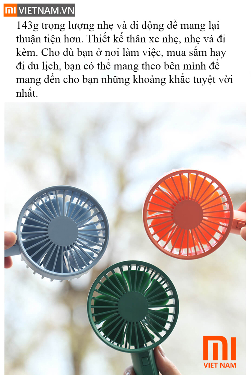 Quạt cầm tay Xiaomi VH 6 MIVIETNAM-QUAT-CAM-TAY-XIAOMI-VH