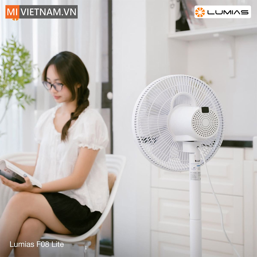 Quạt cây Lumias F08 Lite - Remote điều khiển, 4 cấp độ gió 4 Quạt cây Lumias F08 Lite