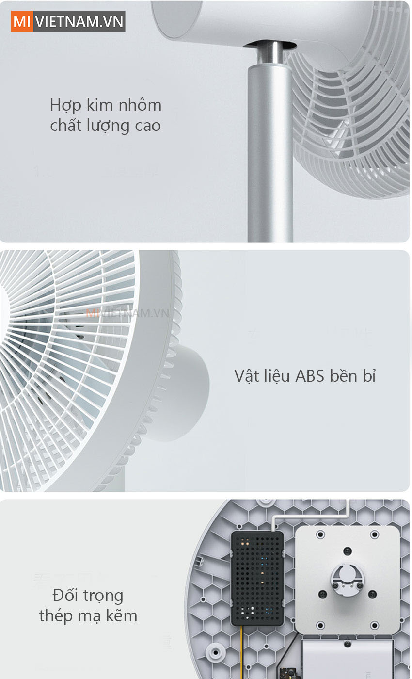 Quạt Điện Thông Minh Xiaomi Smartmi Fan Gen 3 - Hàng Công Ty, Bản Quốc Tế 15 Quạt Điện Thông Minh Mi Smart Fan 3