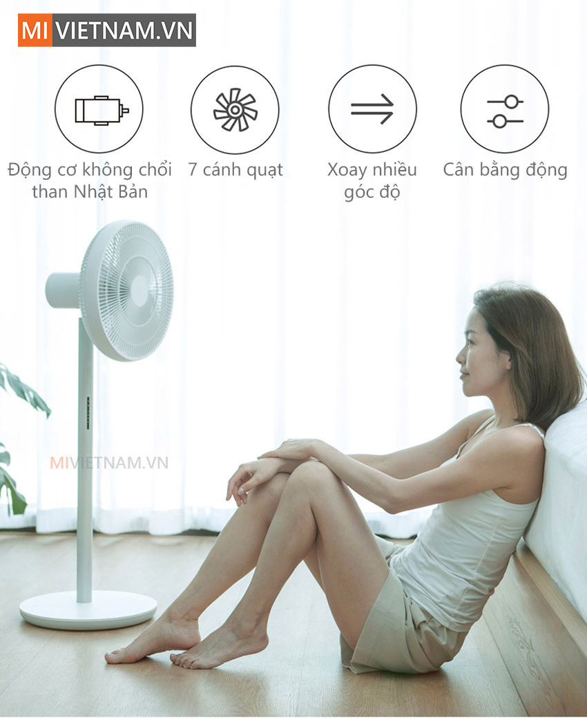 Quạt Điện Thông Minh Mi Smart Fan 3 Quạt Điện Thông Minh Xiaomi Smartmi Fan Gen 3