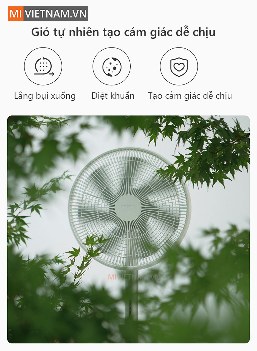 Quạt Điện Thông Minh Mi Smart Fan 3 Quạt Điện Thông Minh Xiaomi Smartmi Fan Gen 3