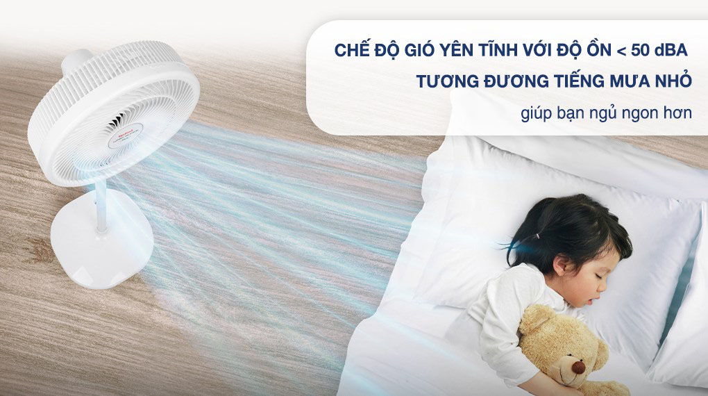 Chế độ gi&oacute; y&ecirc;n tĩnh của quạt Tefal VH689690 l&agrave; sự lựa chọn l&yacute; tưởng cho những giờ ph&uacute;t nghỉ ngơi