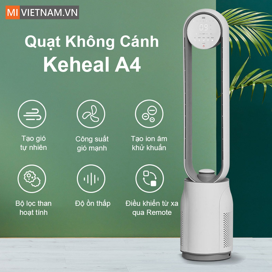 Quạt Không Cánh Keheal A4 4 Quạt không cánh Xiaomi Keheal A4