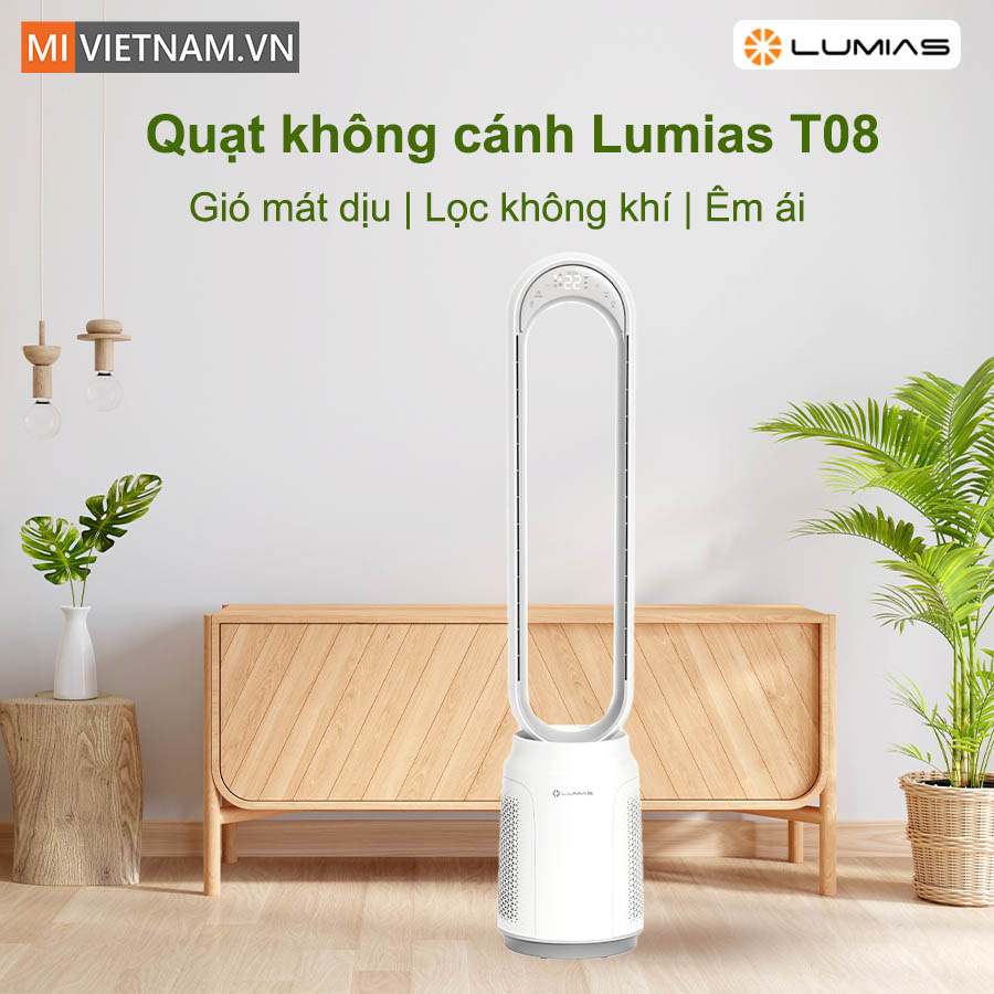 Quạt kh&ocirc;ng c&aacute;nh Lumias T08