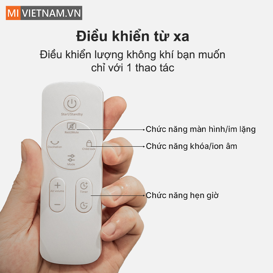 Điều khiển từ xa tiện lợi