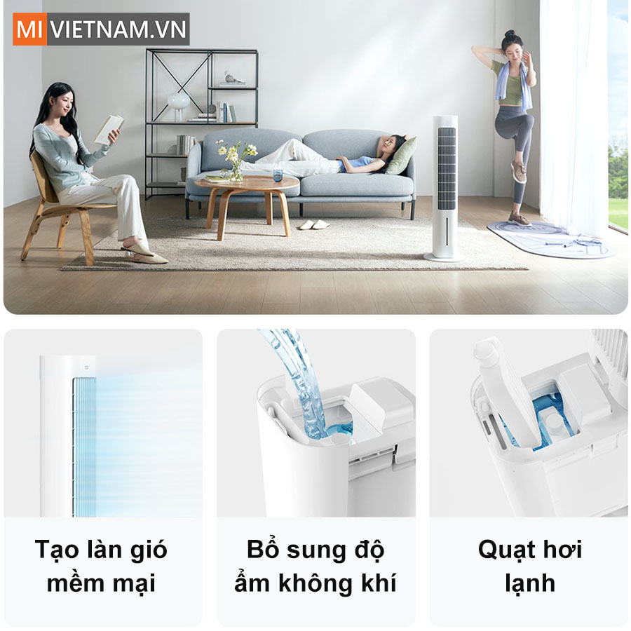Quạt th&aacute;p điều h&ograve;a hơi nước Xiaomi Mijia ZFSLFS01DM