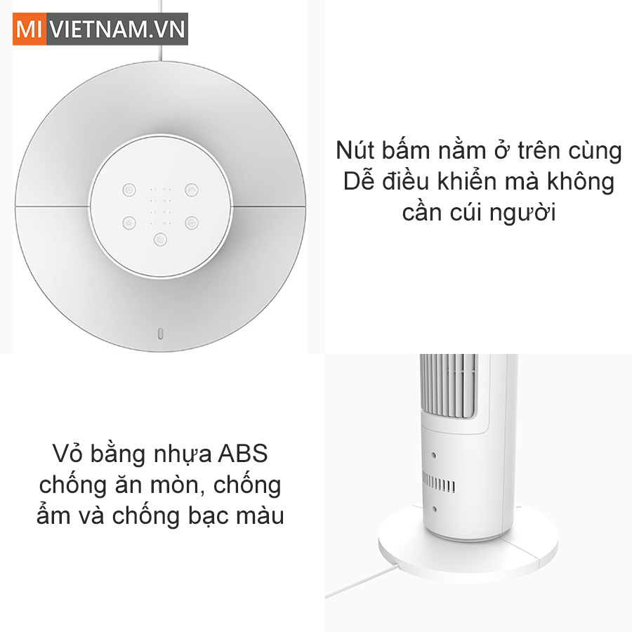 Quạt tháp thông minh Xiaomi EU - Hàng Chính Hãng 16 Quạt tháp thông minh Xiaomi EU