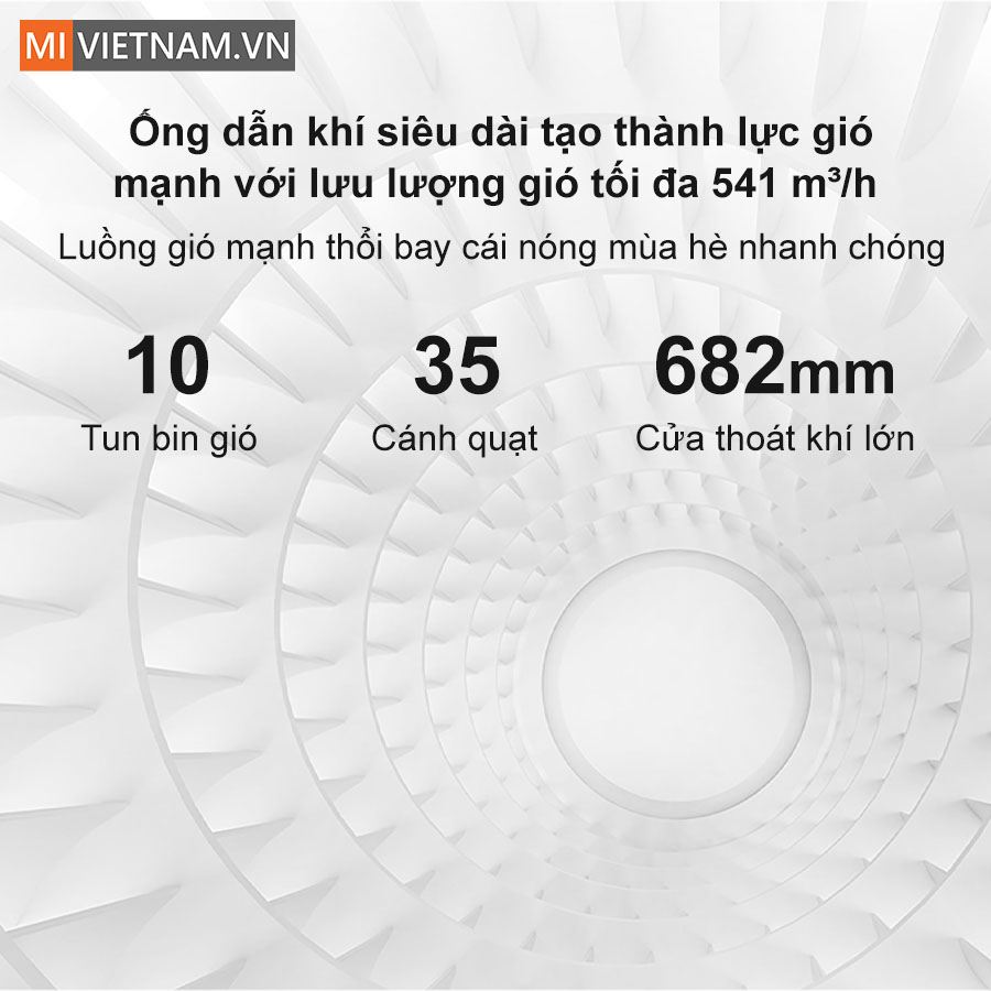 Quạt tháp thông minh Xiaomi EU - Hàng Chính Hãng 6 Quạt tháp thông minh Xiaomi EU