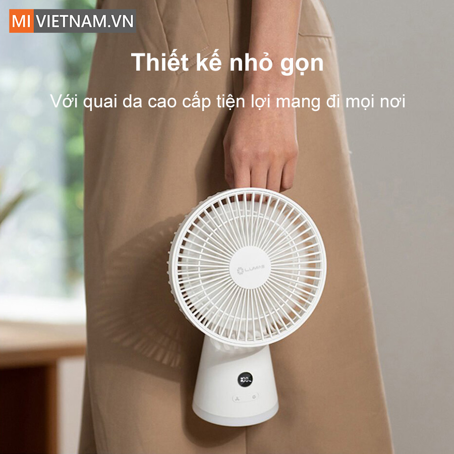 Quạt tích điện để bàn LUMIAS LM-36F - Hàng Chính Hãng 3 quạt tích điện để bàn Lumias LM-36F