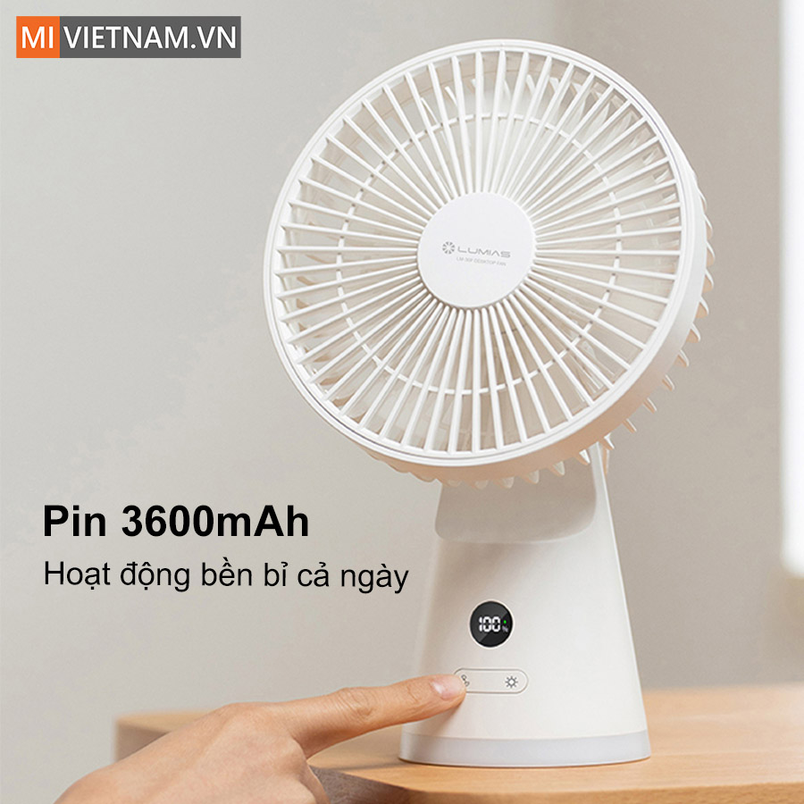 Quạt tích điện để bàn LUMIAS LM-36F - Hàng Chính Hãng 7 quạt tích điện để bàn Lumias LM-36F