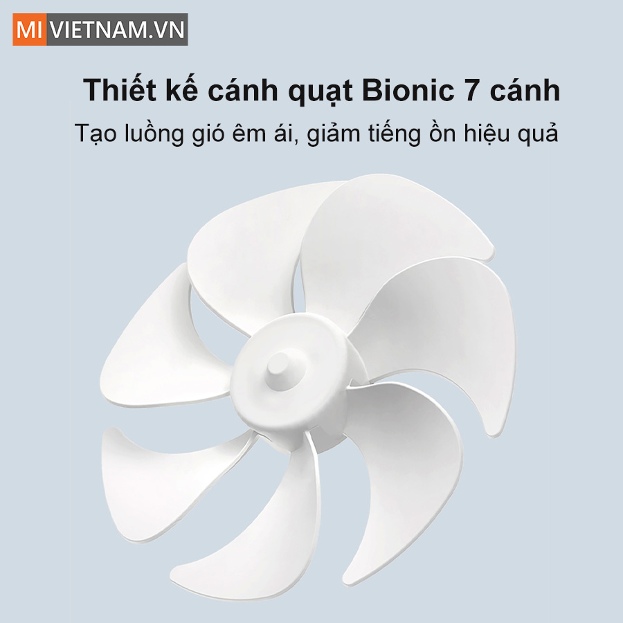 Thiết kế c&aacute;nh quạt Bionic độc đ&aacute;o