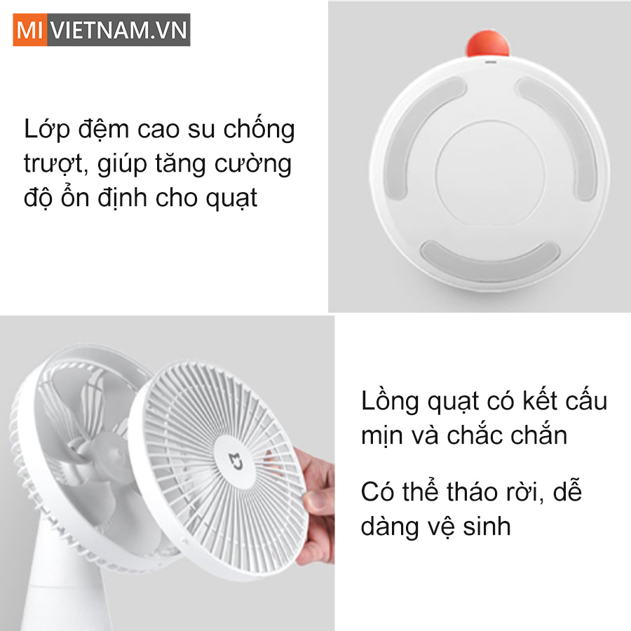 Quạt t&iacute;ch điện để b&agrave;n mini Xiaomi Mijia ZMYDFS01DM