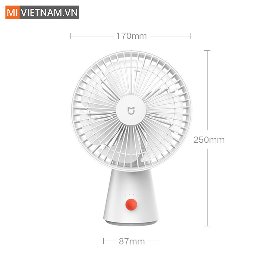 Quạt t&iacute;ch điện mini Xiaomi Mijia ZMYDFS01DM