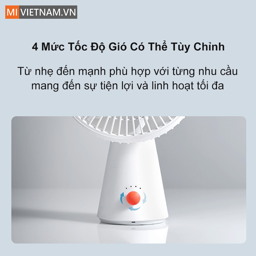 T&ugrave;y chỉnh tốc độ gi&oacute; dễ d&agrave;ng