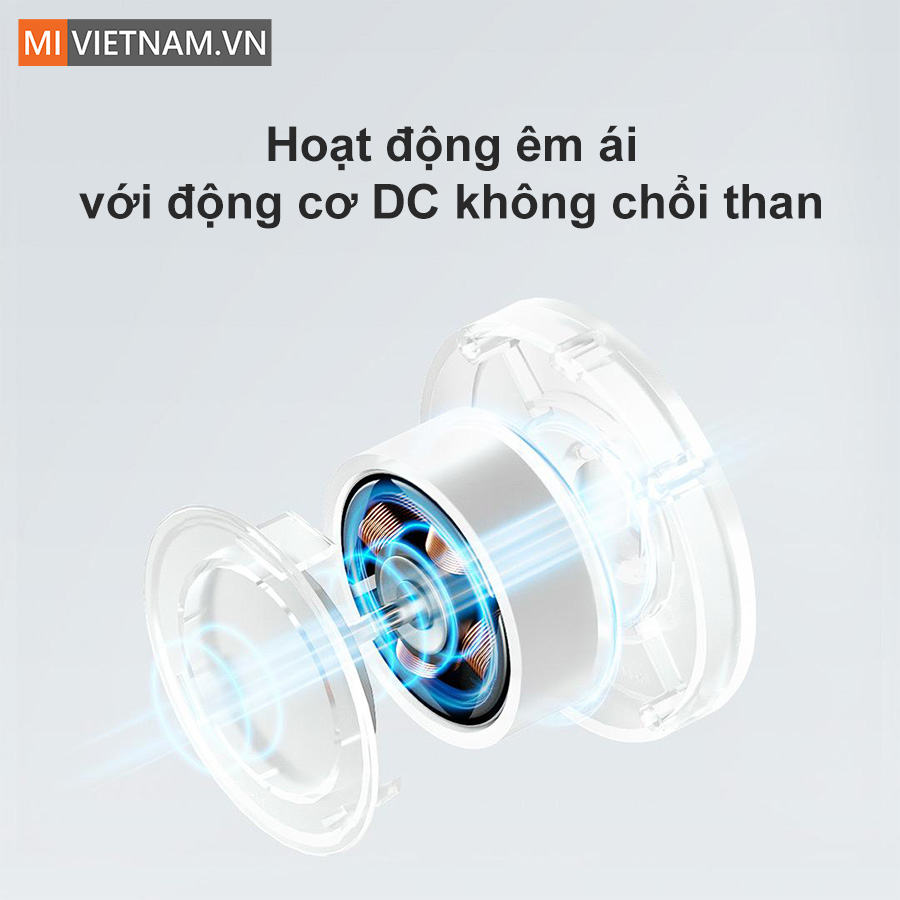 Hoạt động &ecirc;m &aacute;i với động cơ DC kh&ocirc;ng chổi than