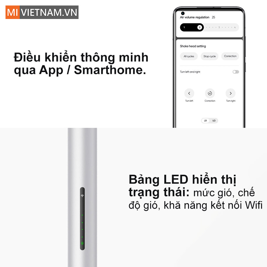 Quạt T&iacute;ch Điện Xiaomi Smartmi Gen 3 Pro 