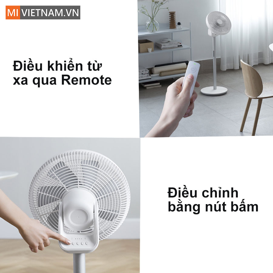 Quạt T&iacute;ch Điện Xiaomi Smartmi Gen 3 Pro điều khiển th&ocirc;ng minh