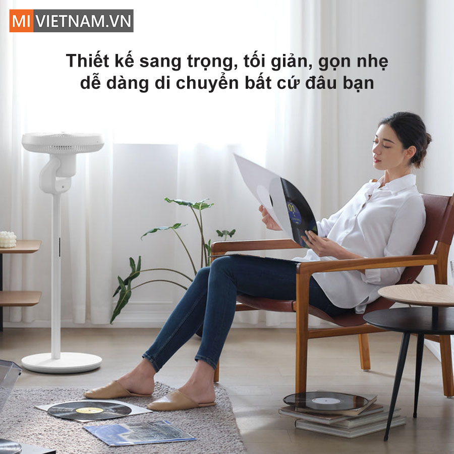 Quạt T&iacute;ch Điện Xiaomi Smartmi Gen 3 Pro thiết kế sang trọng, tối giản