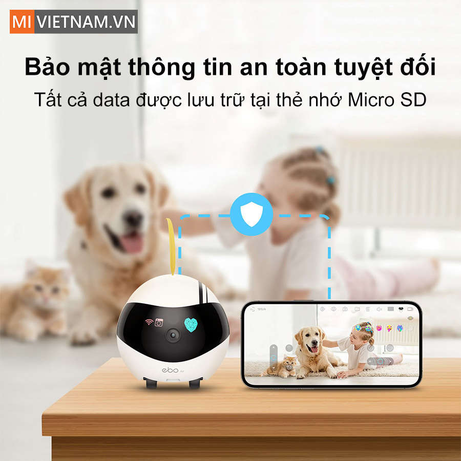 Robot Camera Giữ Nh&agrave; Enabot Ebo Air 