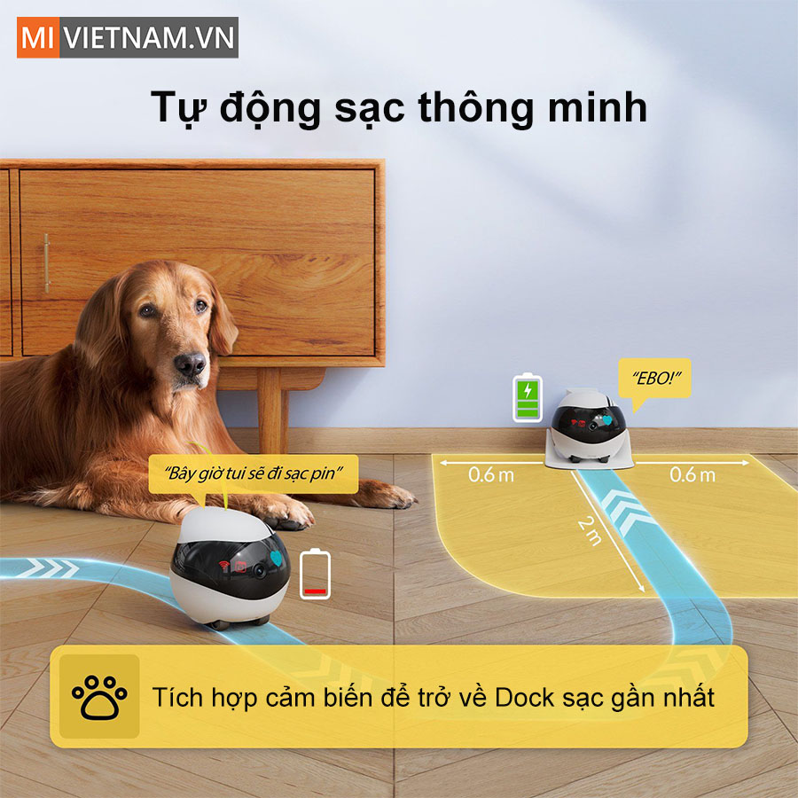 Robot Camera Giữ Nh&agrave; Enabot Ebo Air 