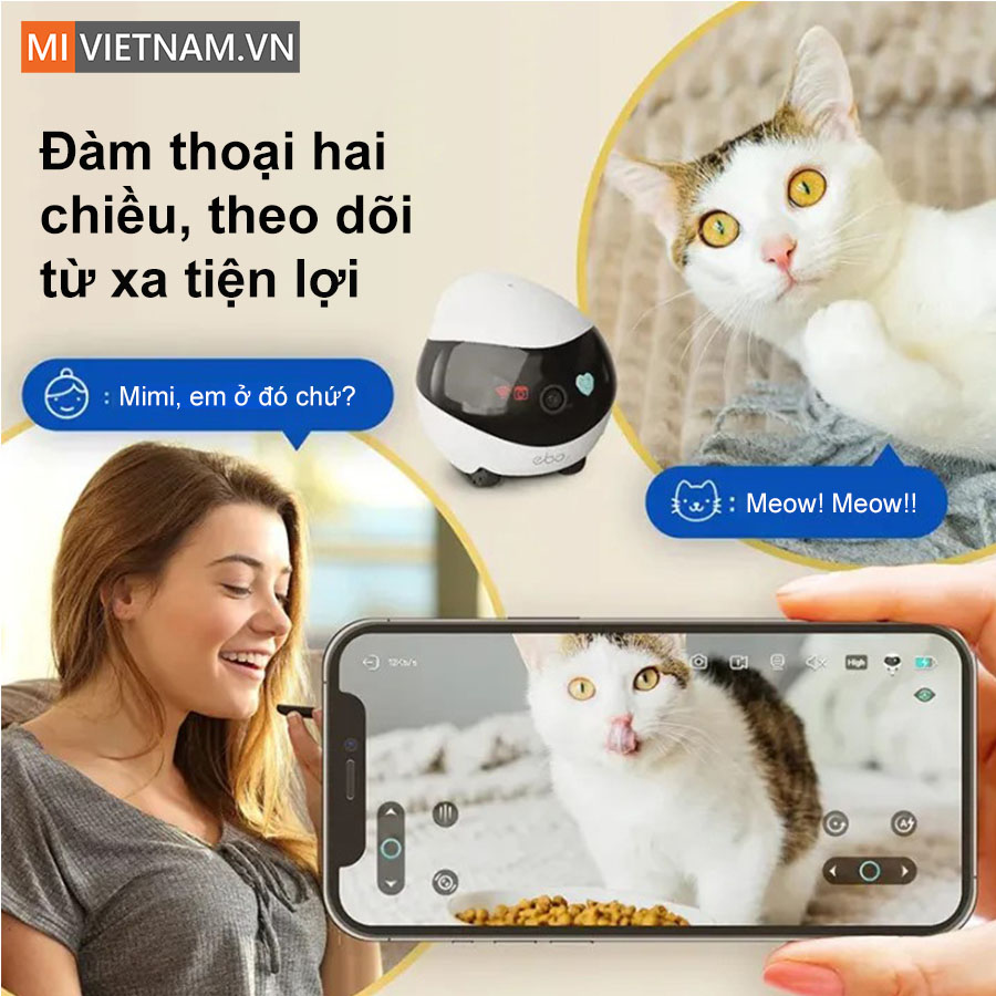 Robot Camera Giữ Nh&agrave; Enabot Ebo SE