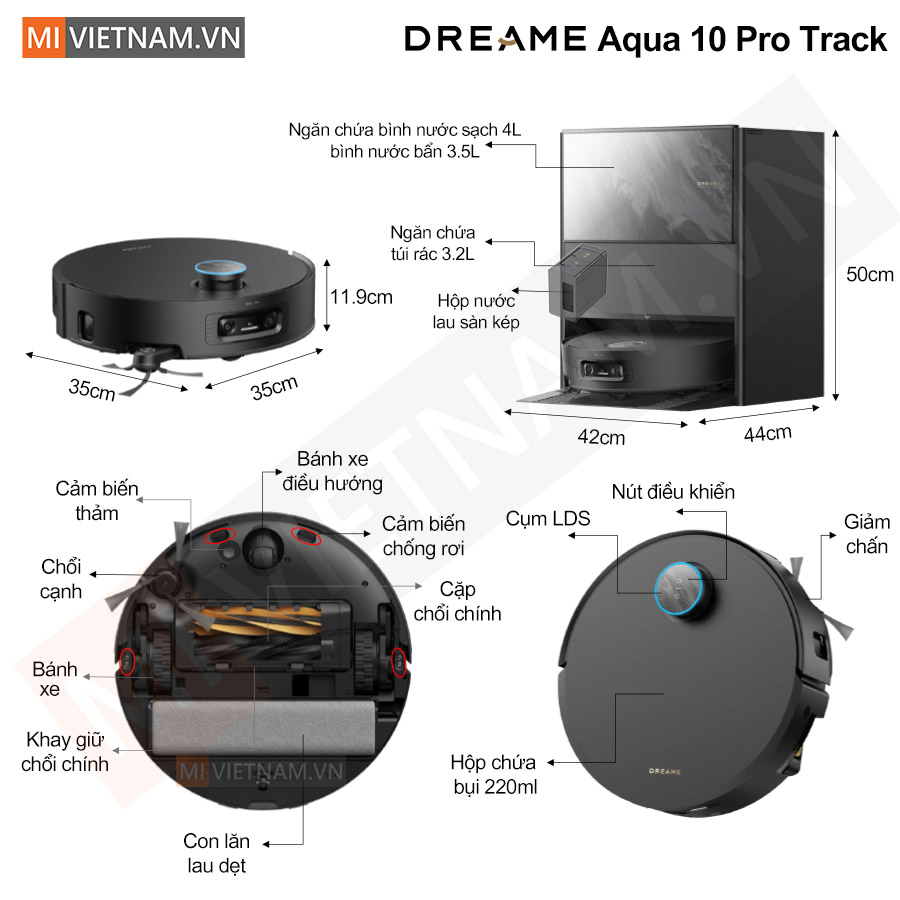 Dreame Aqua 10 Pro Track