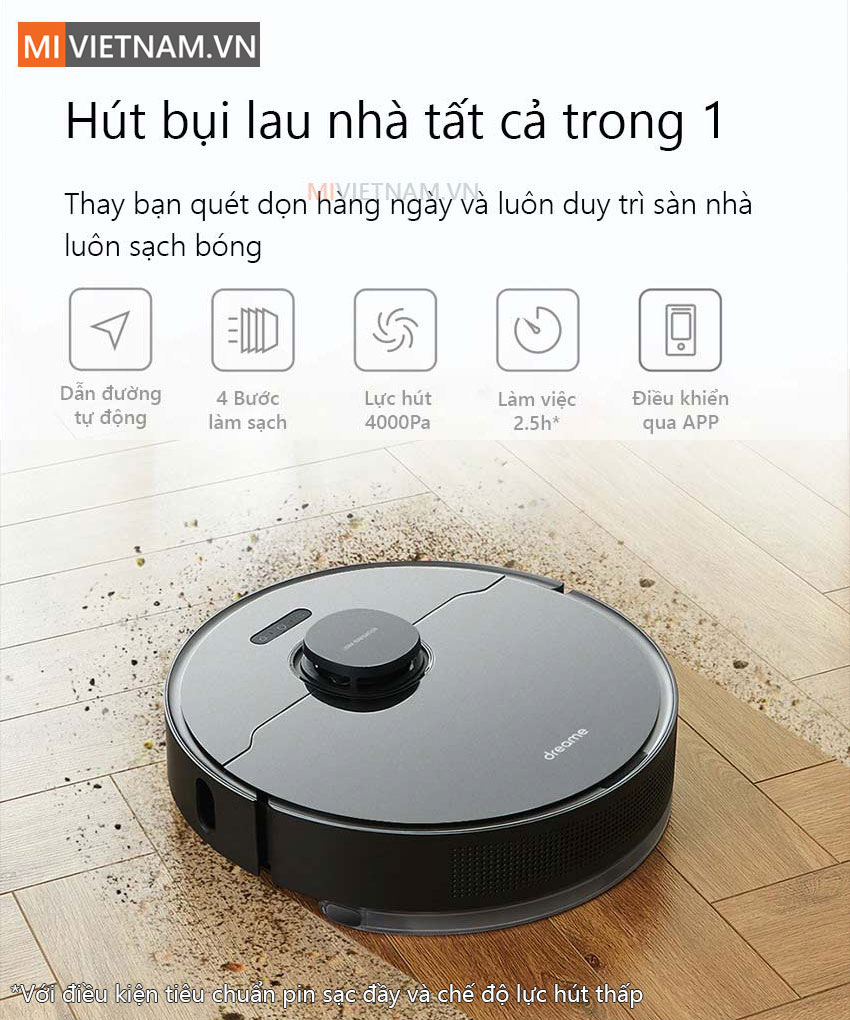 Robot Hút Bụi Lau Nhà Dreame Bot L10 Pro - Hàng Công Ty - Bản Quốc Tế 8 Hút Bụi Robot Hút Bụi Lau Nhà Dreame Bot L10 Pro