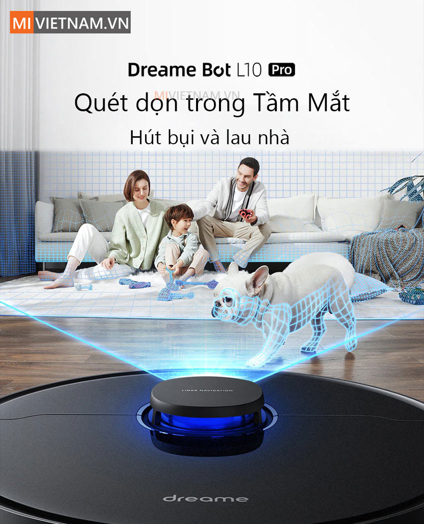 Robot Hút Bụi Lau Nhà Dreame Bot L10 Pro - Hàng Công Ty - Bản Quốc Tế 7 Robot Hút Bụi Lau Nhà Dreame Bot L10 Pro