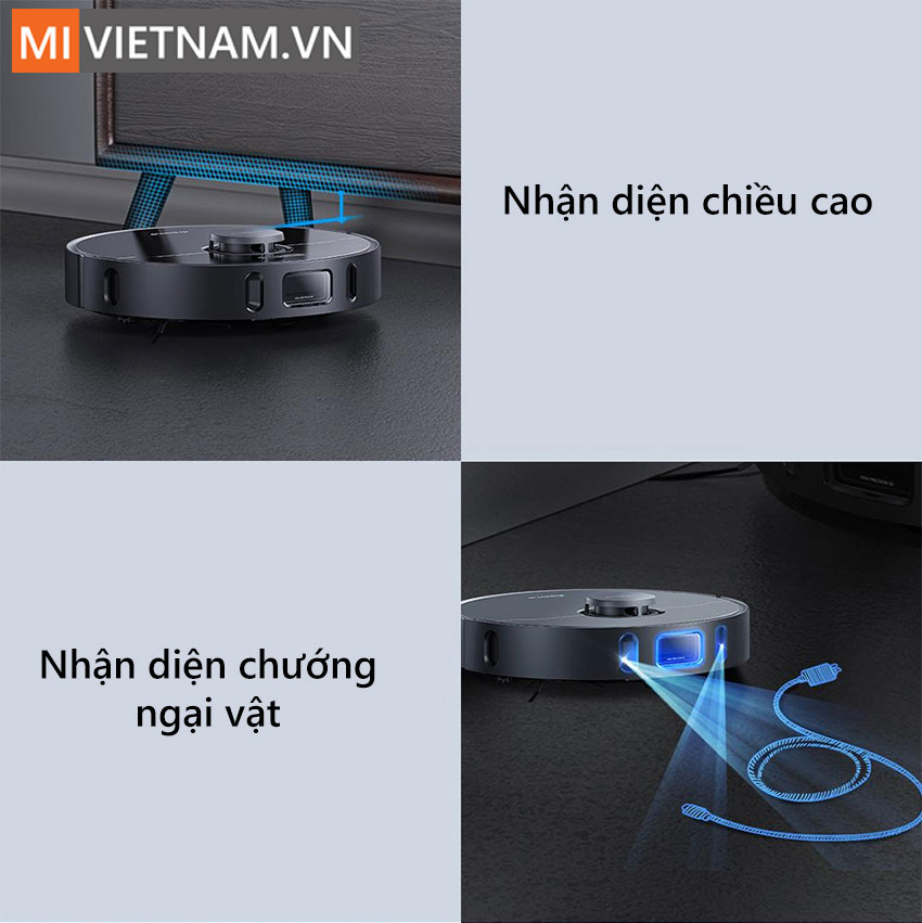 Nhận diện - Robot H&uacute;t Bụi Lau Nh&agrave; Dreame Bot Z10 Pro