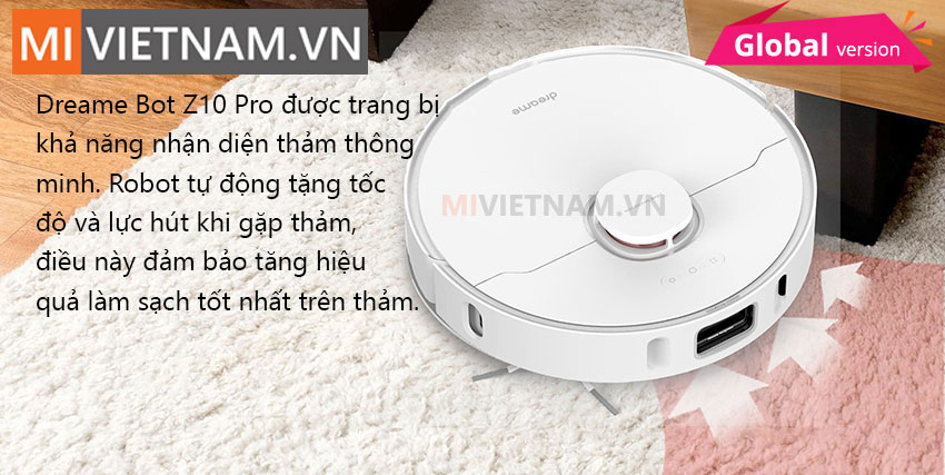 Robot H&uacute;t Bụi Lau Nh&agrave; Dreame Bot Z10 Pro
