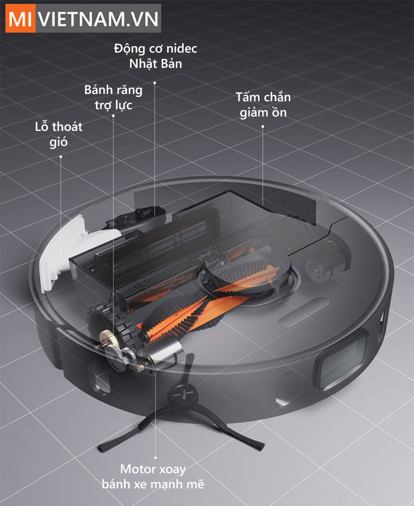 Robot H&uacute;t Bụi Lau Nh&agrave; Dreame Bot Z10 Pro