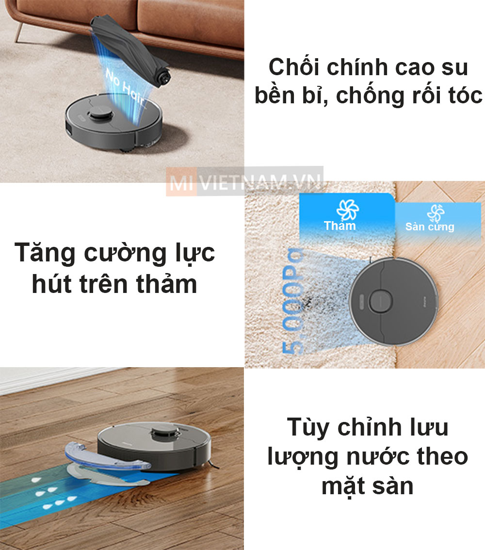Robot h&uacute;t bụi lau nh&agrave; Dreame D10s Plus