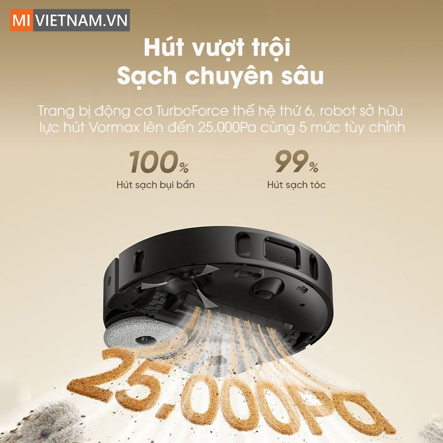 Robot h&uacute;t bụi lau nh&agrave; Dreame D30 Ultra