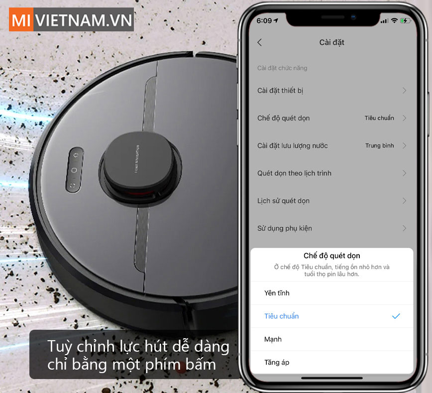 Robot Hút Bụi Lau Nhà Dreame D9 Pro - D9 Max – Hàng Công ty – Bản Quốc tế 20 Robot Hút Bụi Lau Nhà Dreame D9 Pro