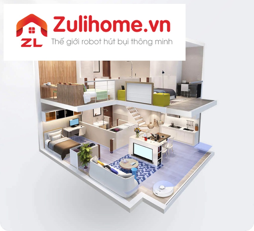 Robot h&uacute;t bụi lau nh&agrave; Dreame L10 Prime tạo bản đồ nhiều lớp