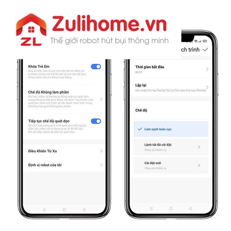 Điều khiển từ xa qua app
