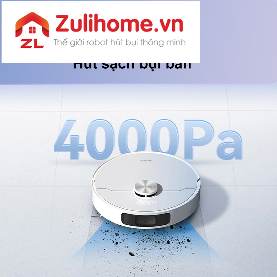 Robot h&uacute;t bụi lau nh&agrave; Dreame L10 Prime lực h&uacute;t mạnh mẽ 4000pa