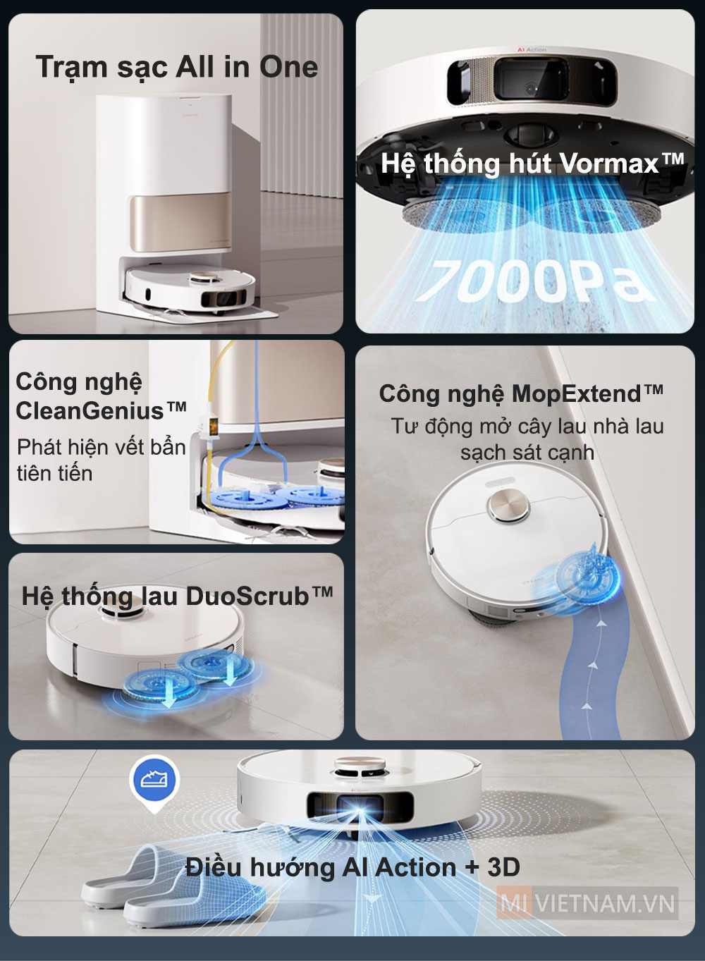 Robot h&uacute;t bụi lau nh&agrave; Dreame L10s Pro Ultra